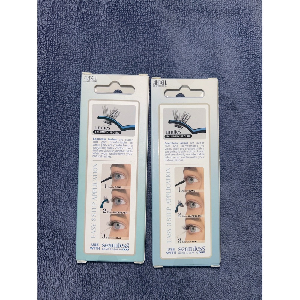 Ardell Seamless Faux Mink M Curl Underlash Extensions Undies X2 - Picture 2 of 2